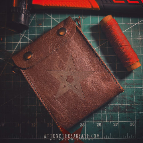 The Sabbath Runes Handmade Leather Bag